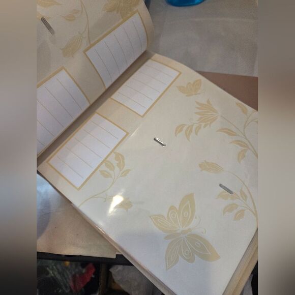 Set Of 3 Leather Bound Photo Albums Scrapbook Memory Book Gift Grandparents - Picture 10 of 12